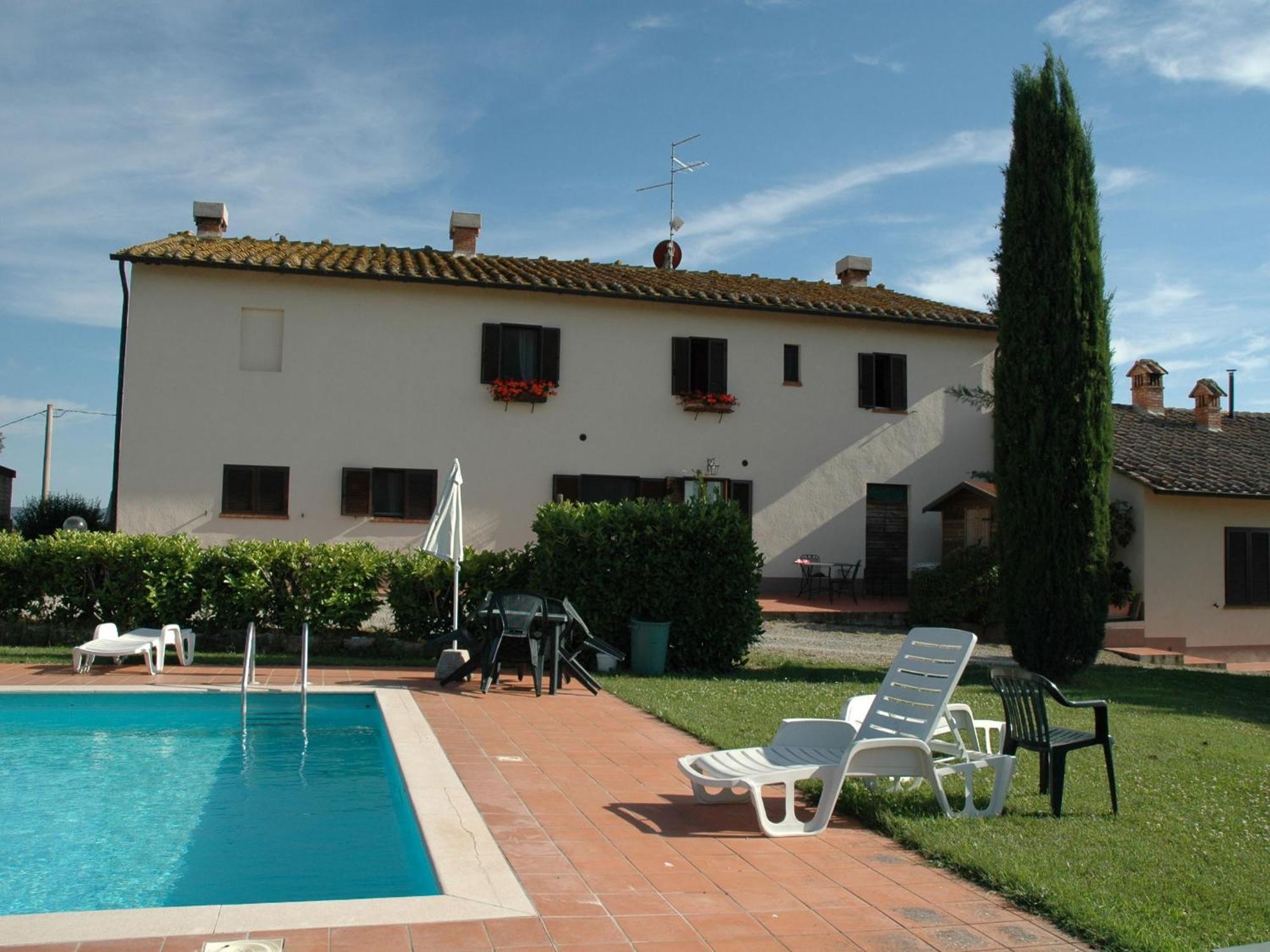 Spacious Farmhouse In Pienza With Swimming Pool Lägenhet Contignano Exteriör bild