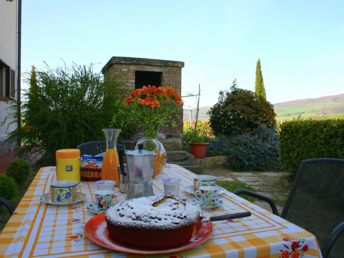 Spacious Farmhouse In Pienza With Swimming Pool Lägenhet Contignano Exteriör bild
